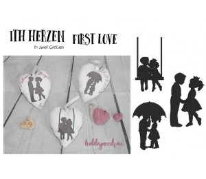 Stickserie - ITH Herzen "First Love"